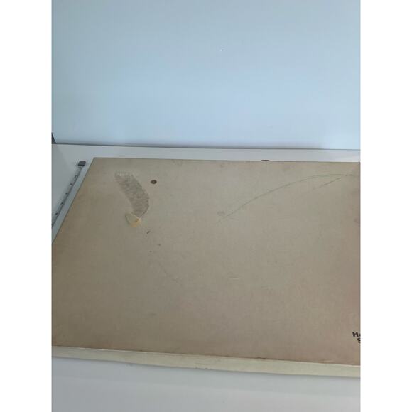 NEW Vtg 1960s COUROC Two Cat MCM Wood Brass Inlay Handcrafted Serving Tray JL - Picture 9 of 11